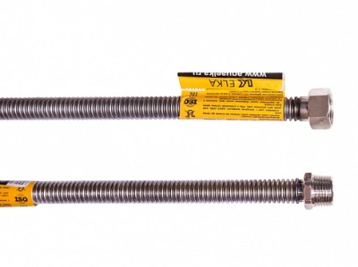 Сильфонная подводка для газа 1/2" 3 м гайка-штуцер ELKA 4701500157 купить в отделе магазина Экономстрой