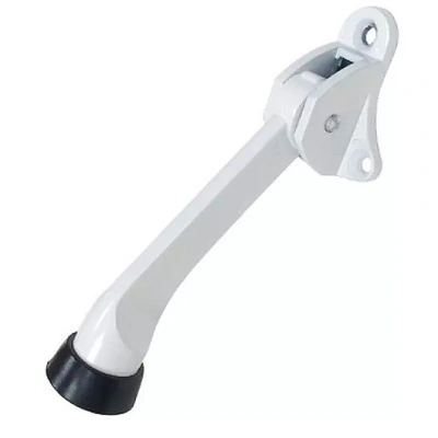Фиксатор двери козья ножка, белый купить в отделе магазина Экономстрой