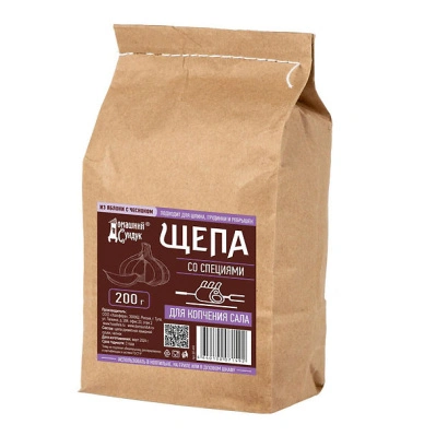 Щепа для копчения сала со специями Домашний Сундук, 200 г купить в отделе магазина Экономстрой