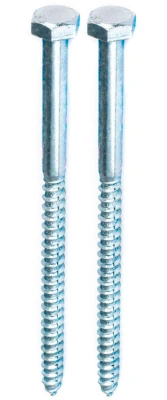 Болт сантехнический с шестигранной головкой Стройбат DIN 571, оцинкованный, 10х120 мм (2 шт) купить в отделе магазина Экономстрой
