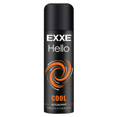 Дезодорант мужской аэрозоль Exxe Hello Men Cool, 150 мл