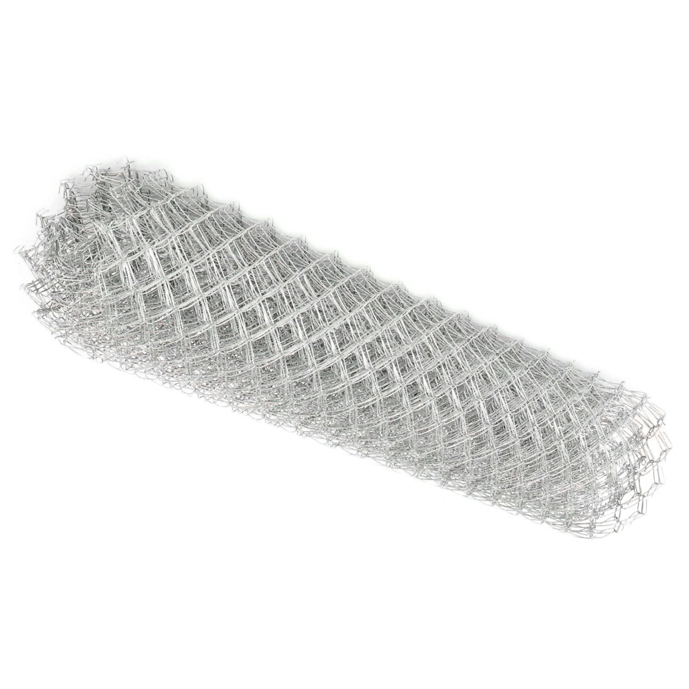 картинка Сетка Рабица оцинкованная, ячейка 15х15 мм, диаметр проволоки Ø 1 мм, 1х10 м от магазина Экономстрой