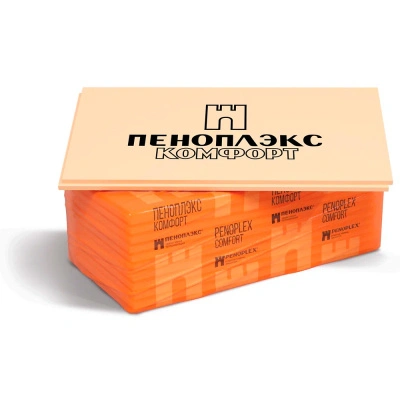 Экструдированный пенополистирол Т-15 Пеноплэкс Комфорт, 100х585х1185 мм, 4 шт купить в отделе магазина Экономстрой