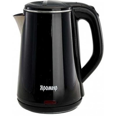 Электрический чайник Яромир ЯР-1059, пластик двойная стенка, 1500 Вт, 1,8 л, черный купить в отделе магазина Экономстрой