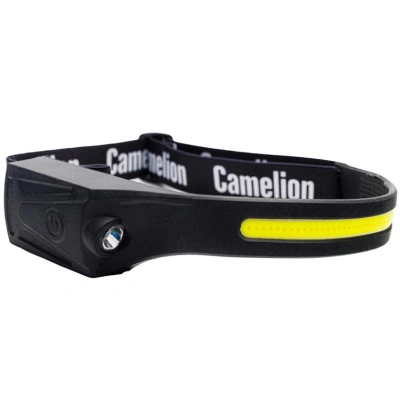 Фонарь налобный светодиодный Camelion LED5383, на батарейках 3ААА, 4 режима