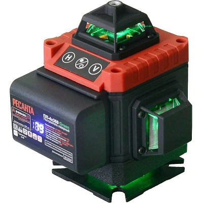 Нивелир лазерный Ресанта ПЛ-4Х360 Green купить в отделе магазина Экономстрой