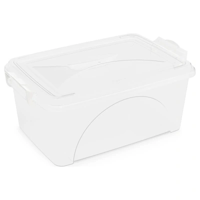Контейнер прямоугольный ЗПИ Альтернатива 7,5 л, с ручками, прозрачный, М428 купить в отделе магазина Экономстрой