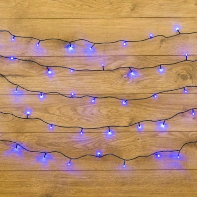 Гирлянда Твинкл Лайт 4 м, темно-зеленый ПВХ, 25 LED, цвет синий купить в отделе магазина Экономстрой