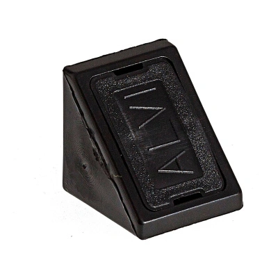 Уголки мебельные Стройбат, пластиковые, с шурупом, черный (6 шт) купить в отделе магазина Экономстрой