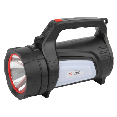 Светодиодный фонарь Армия России, Шмель, PA-702, прожекторный, аккумуляторный, красный маяк, боковой свет купить в отделе магазина Экономстрой