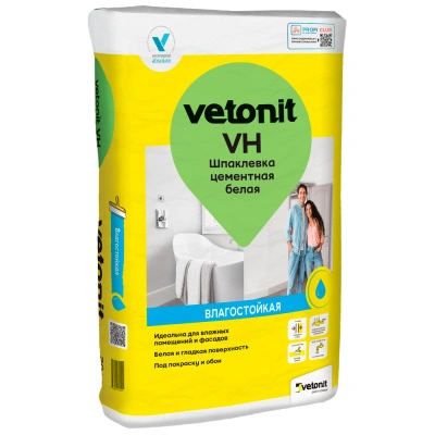 Шпатлевка Weber Vetonit VH белая, 20 кг купить в отделе магазина Экономстрой