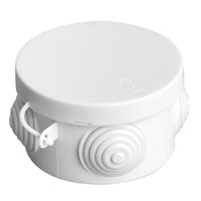 Распаячная коробка с крышкой ОП TDM (IP54) SQ1401-0101, 4 входа, D65х40 мм купить в отделе магазина Экономстрой