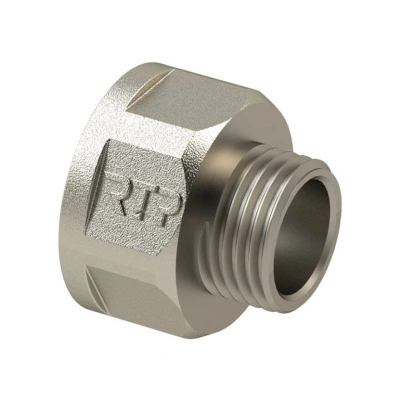 Переходник латунный, внутренняя-наружная резьба, RTP (РосТурПласт) 41104, G 1/2"х1/2" купить в отделе магазина Экономстрой