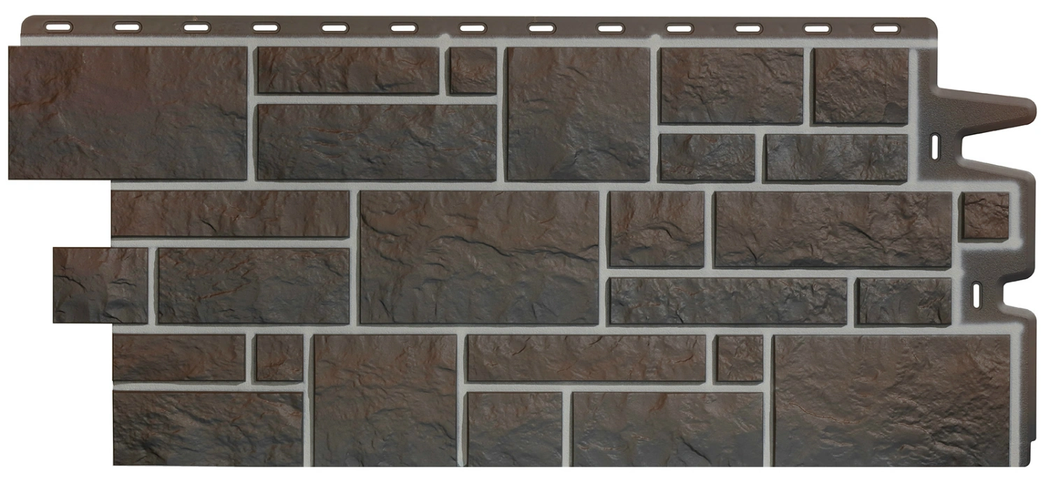 Фасадная панель Docke BURG 946х445 мм (0,42 м2) земляной купить в отделе Фасадные панели магазина Экономстрой