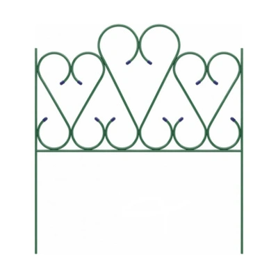 Забор декоративный Амурный, зеленый, 95х85 см (1 шт)
