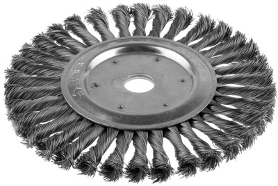 Щетка дисковая для УШМ (100х22 мм), стальная проволока, Зубр 35190-100 купить в отделе магазина Экономстрой