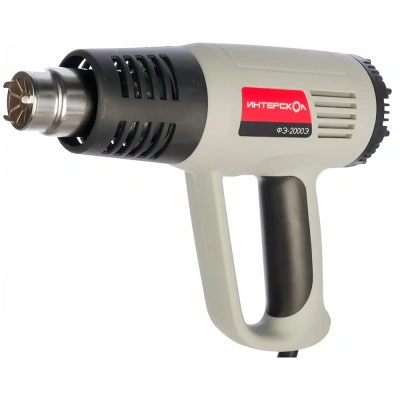 Технический фен (строительный) Интерскол ФЭ-2000Э 192.0.1.00, 2000 Вт купить в отделе магазина Экономстрой