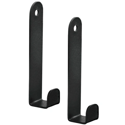 Крючок Manzzaro, настенные, черный муар, 7х1,5х1,5 см, 2 шт