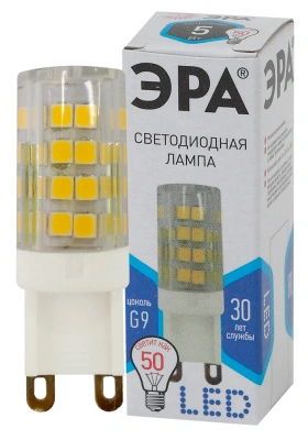 Лампа светодиодная капсульная Эра LED smd JCD-5W-CER-840-G9 400lm 4000К, Б0027864 купить в отделе магазина Экономстрой