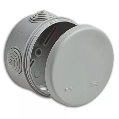 Коробка распаячная для открытой проводки RUVinil (IP55) 67025, 80х50 мм
