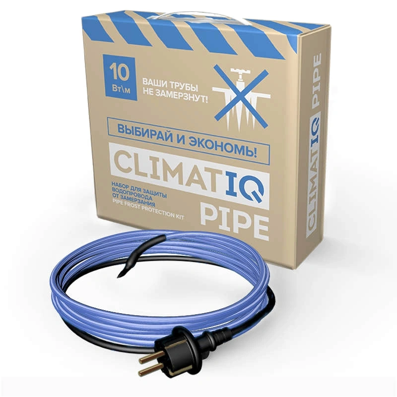 Комплект для обогрева труб ClimatIQ Pipe, 4 м купить в отделе Кабель для обогрева труб, крыш магазина Экономстрой
