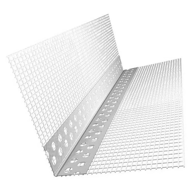 Профиль угловой ПВХ с армирующей сеткой 10х15 см, 2,5 м купить в отделе Профиль и аксессуары для гипсокартона магазина Экономстрой