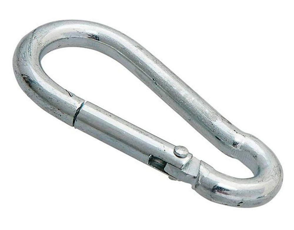 Карабин усиленный DIN 5299C, белый цинк, 8 мм купить в отделе Карабины магазина Экономстрой