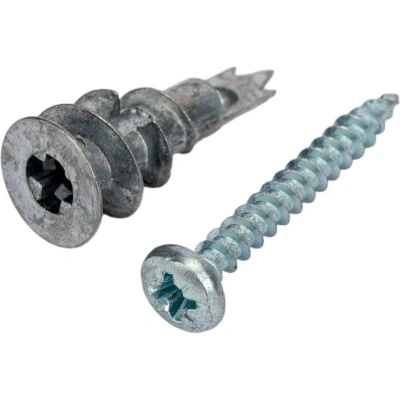 Дюбель металлический Driva с шурупом (10 шт) купить в отделе магазина Экономстрой