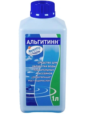 Средство для бассейна Маркопул Кемиклс, Альгитинн, М04, 1 л, удаление водорослей 151350