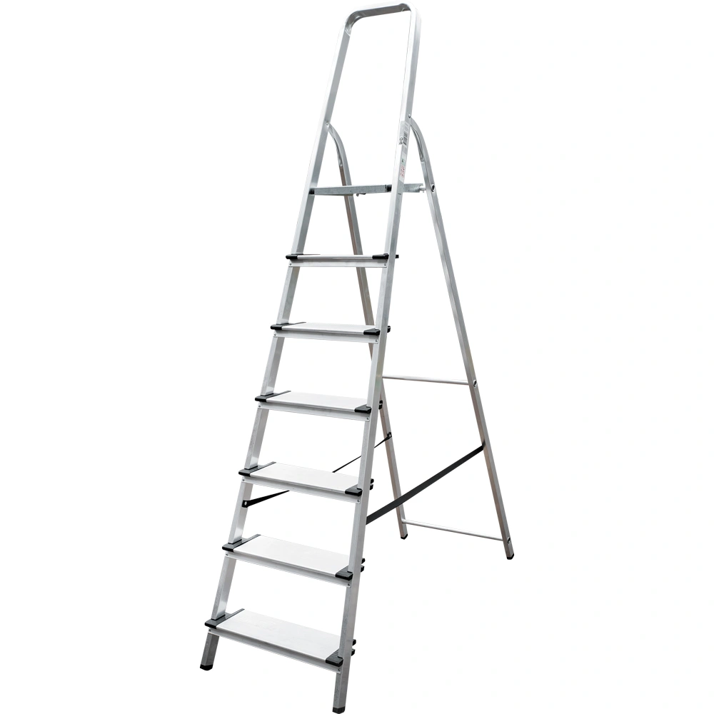 Стремянка алюминиевая Новая Высота NV 1117, 7 ступеней, ширина ступени - 130 мм купить в отделе Лестницы, стремянки магазина Экономстрой