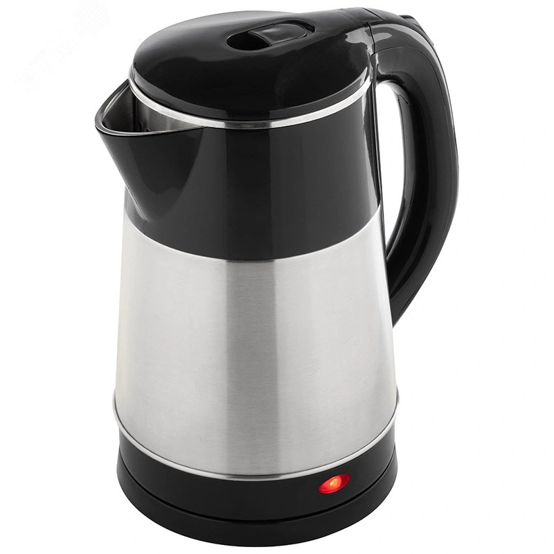 Чайник электрический Homestar HS-1055, стальной, чёрный, 2,3 л купить в отделе Чайники, кофейники и кувшины магазина Экономстрой