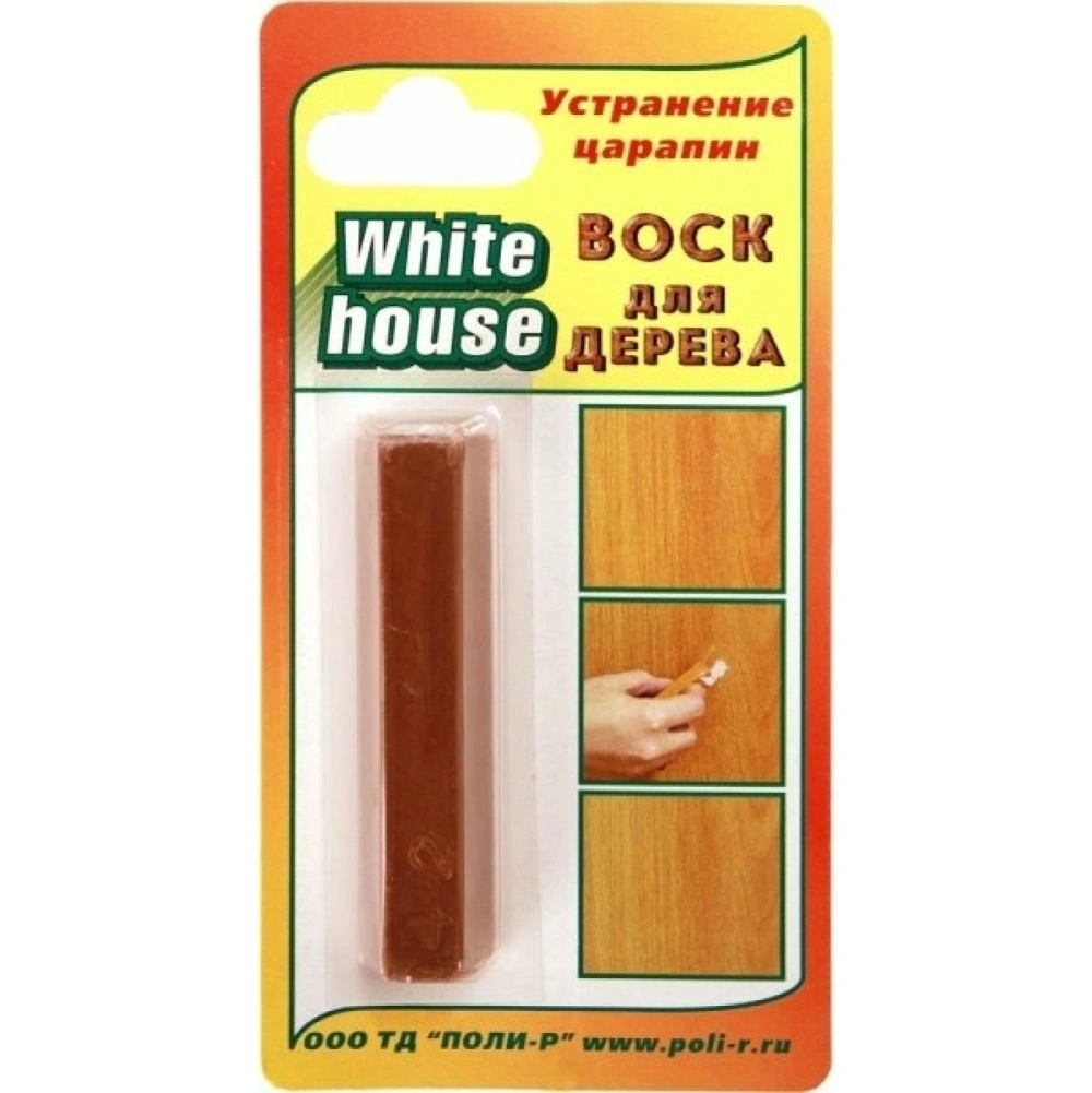 Воск для дерева White house, орех итальянский светлый, №42, 15 г купить в отделе Замазки магазина Экономстрой