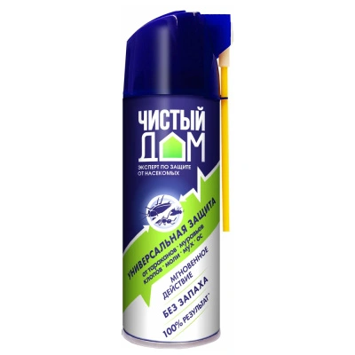 Аэрозоль усиленной формулы Чистый дом, 400 мл купить в отделе магазина Экономстрой