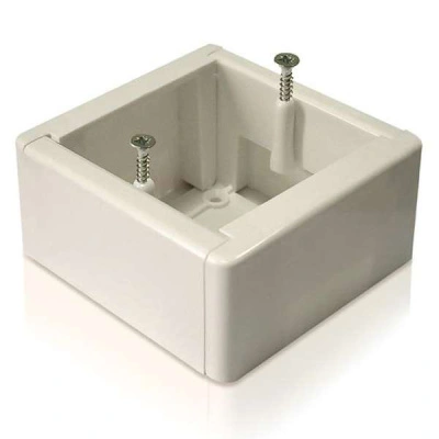 Коробка установочная для кабель-каналов Тусо RUVinil (IP40) 65021, 88х88х44 мм