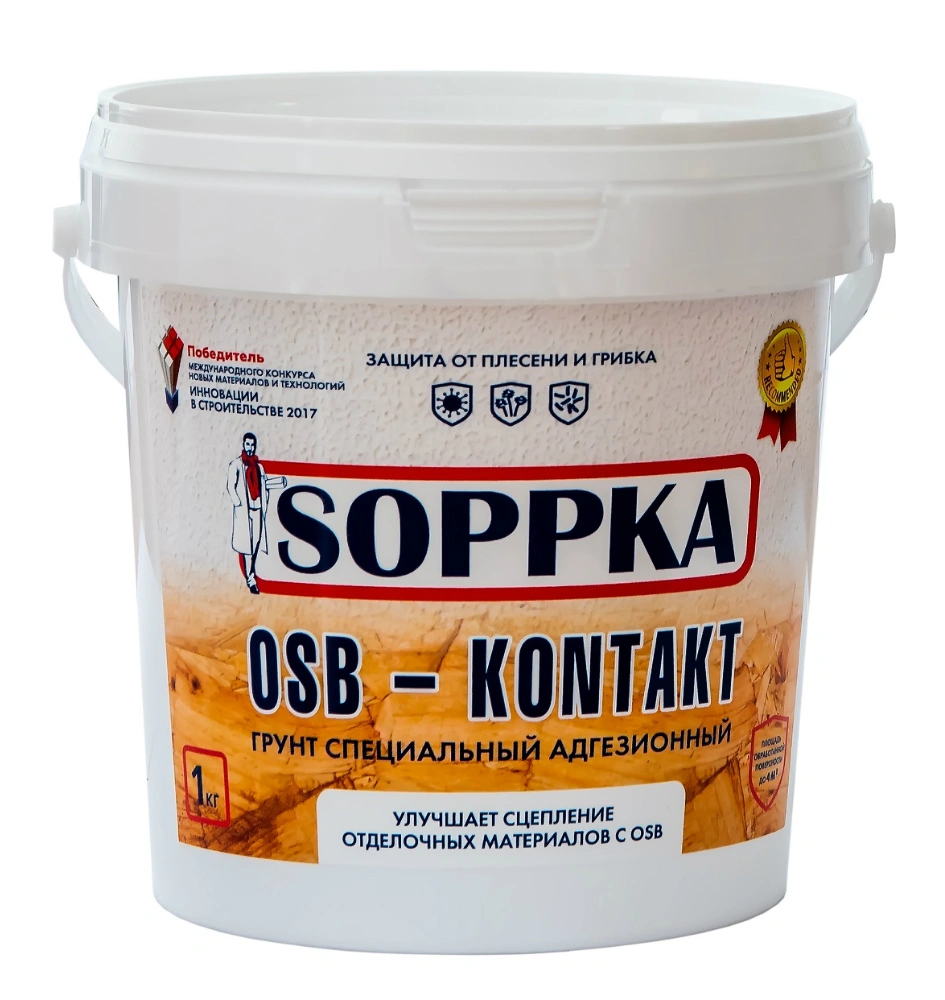 картинка Грунт SOPPKA OSB-Kontakt 1 кг  от магазина Экономстрой