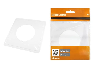 Рамка для защиты обоев под выключатели/розетки 130х130 мм, прозрачная TDM SQ1822-0001 купить в отделе магазина Экономстрой
