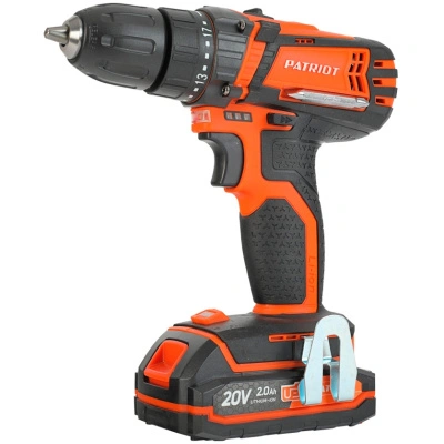 Аккумуляторная дрель-шуруповерт Patriot BR 201UES 180201201, 20 В (2 Ач) купить в отделе магазина Экономстрой