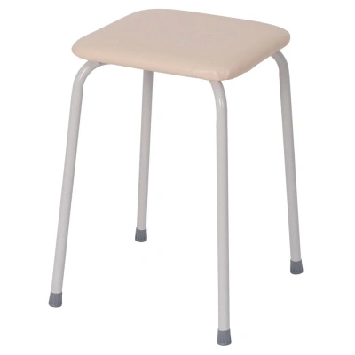 Табурет квадратный Пенёк легкий 184, ваниль (арт. Т 271) купить в отделе магазина Экономстрой