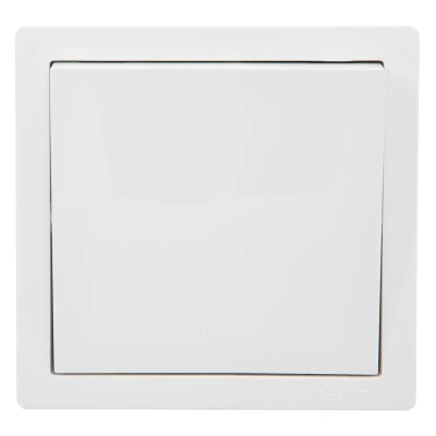 Выключатель 1- клавишный  Lezard Leto, белый купить в отделе магазина Экономстрой