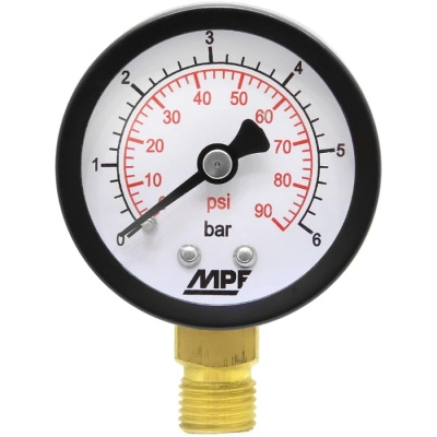 Манометр радиальный, 6 Бар, класс точности 2,5, 1/4" н, MP-У ИС.160270 купить в отделе магазина Экономстрой