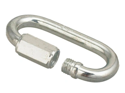 Карабин винтовой, белый цинк, 8 мм купить в отделе магазина Экономстрой