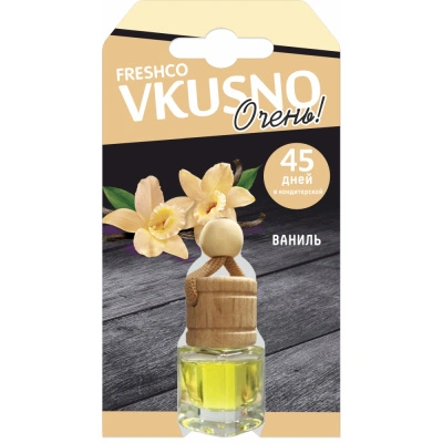 Ароматизатор подвесной флакон Vkusno, ваниль купить в отделе магазина Экономстрой