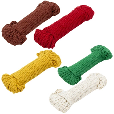 Веревка хлопок+полиэстер, 3 мм х 10 м купить в отделе магазина Экономстрой