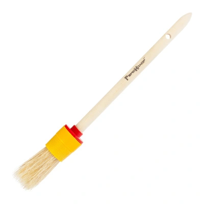 Кисть круглая №18 РемоКолор с деревянной ручкой, натуральная щетина, 60 мм
