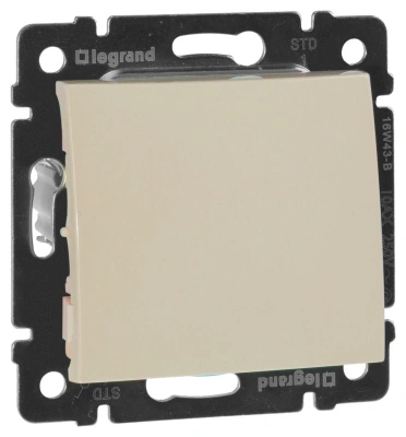 Выключатель 1 клавишный, слоновая кость VALENA (индивидуальная упаковка) (695600) купить в отделе магазина Экономстрой