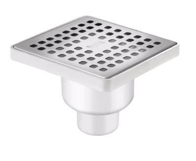 Трап сантехнический с решеткой из нержавеющей стали 150х150 с сухим клапаном, с вертикальным выходом Ду50 купить в отделе магазина Экономстрой