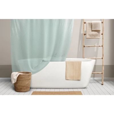 Штора для ванн Meiwa Krackle аква ПВХ, 182х182 см купить в отделе магазина Экономстрой