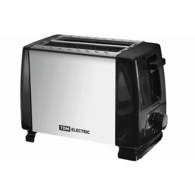 Тостер TDM, "Утро", черный, 2 тоста, 700 Вт купить в отделе магазина Экономстрой