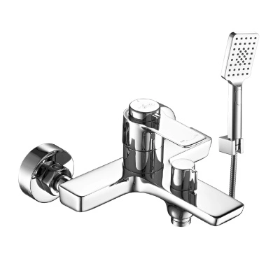 Термостатический смеситель для ванной и душа с коротким изливом, одноручный, Rossinka RS50-31