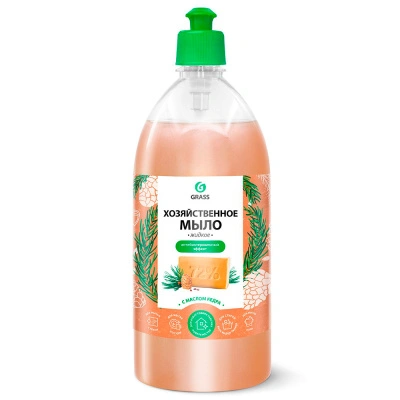 Мыло жидкое хозяйственное с маслом кедра Grass, 1000 мл купить в отделе магазина Экономстрой